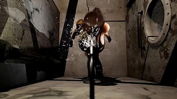 Lara shows off her sexy body on a boat for the camera 3d hentai game animation