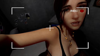 Lara shows off her sexy body on a boat for the camera 3d hentai game animation