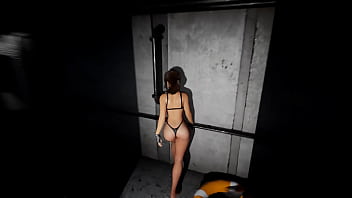 Lara shows off her sexy body on a boat for the camera 3d hentai game animation