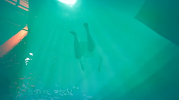 Lara shows off her sexy body on a boat for the camera 3d hentai game animation