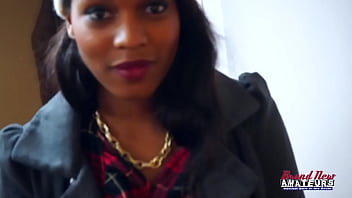 Stunning brunette skylar gives a bj and gets her pussy fingered and fucked