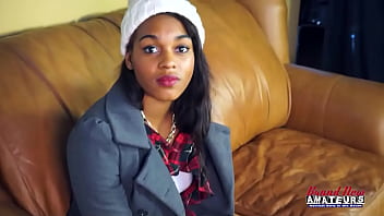 Stunning brunette skylar gives a bj and gets her pussy fingered and fucked