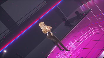 Kancolle ship bismarck wearing bunny suit and dances for the crowd