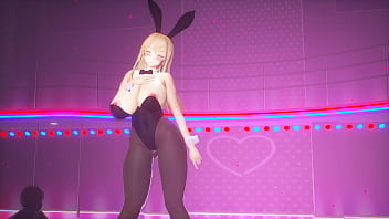 Kancolle ship bismarck wearing bunny suit and dances for the crowd Kancolle ship bismarck wearing bunny suit and dances for the crowd