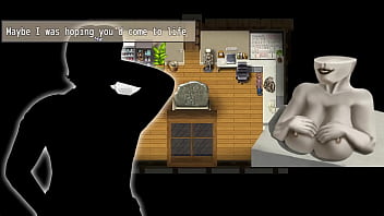 Getting a titjob and blowjob from marble a silent statue