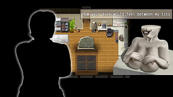 Getting a titjob and blowjob from marble a silent statue