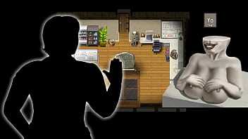 Getting a titjob and blowjob from marble a silent statue