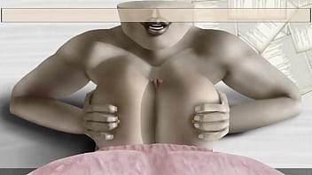 Getting a titjob and blowjob from marble a silent statue