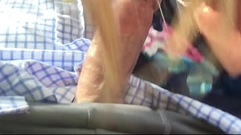 Wife sucks cock outdoors