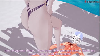 Valentine nurse on bikini footjob and bj 1 skullgirls full & pov movie on sheer & fantasyking3