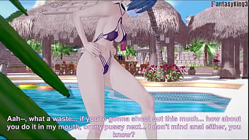 Valentine nurse on bikini footjob and bj 1 skullgirls full & pov movie on sheer & fantasyking3