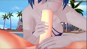 Valentine nurse on bikini footjob and bj 1 skullgirls full & pov movie on sheer & fantasyking3