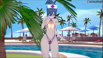 Valentine nurse on bikini footjob and bj 1 skullgirls full & pov movie on sheer & fantasyking3