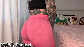 Big tits milf gym tights try on haul melody radford xxx