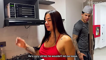 Hot stepmom fucks big cocked stepson danner mendez before her husband arrives