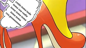 Gozando dentro do cú da marge