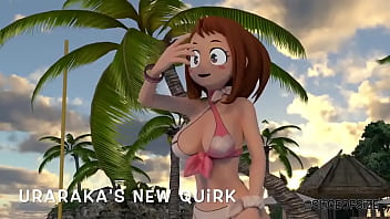 Uraraka growth breast expansion