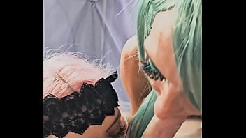 Princess made a new friend and brought her over to meet me her new friend eats ass so i like her