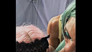 Princess made a new friend and brought her over to meet me her new friend eats ass so i like her