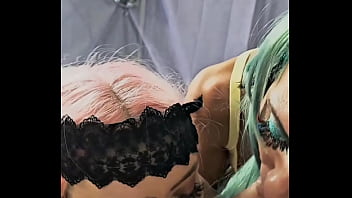 Princess made a new friend and brought her over to meet me her new friend eats ass so i like her