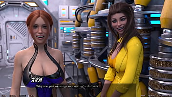 Stranded in space #99 petite brunette & big tits red head wants a anal threesome