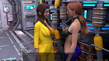 Stranded in space #99 petite brunette & big tits red head wants a anal threesome