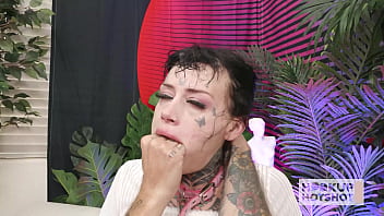 90 pound inked slut cc doll loves to get fucked up the ass