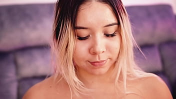 Sexy blonde with a body ready to fuck needs a cock to calm her down