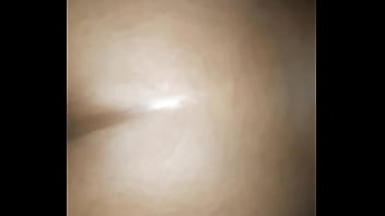 Darkskinned beauty throws it back hard