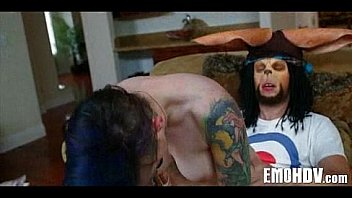 Tattooed goth babe 679