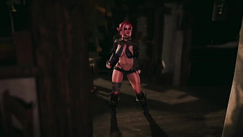 Slutty elf warrior decided to make money in safer way by seducing strangers in tavern Slutty elf warrior decided to make money in safer way by seducing strangers in tavern