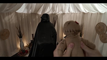 Squirting whore gives full control to creepy man with voodoo doll