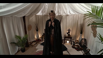 Squirting whore gives full control to creepy man with voodoo doll