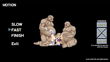 Blonde chick gets fucked by ogres