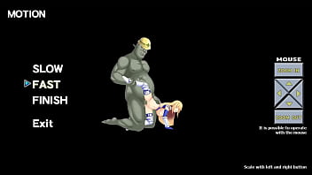 Blonde chick gets fucked by ogres