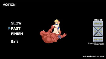 Blonde chick gets fucked by ogres