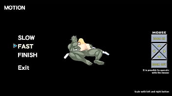 Blonde chick gets fucked by ogres