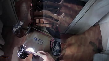 Preview milf tied to a chair mouth fucked with ring gag and throatpie pov