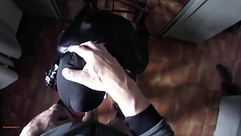 Preview milf tied to a chair mouth fucked with ring gag and throatpie pov
