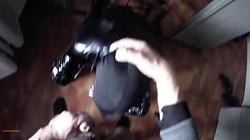 Preview milf tied to a chair mouth fucked with ring gag and throatpie pov