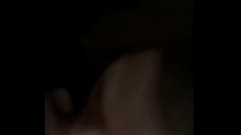 Teen's eyes shut by big cumshot