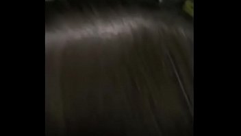 Teen's eyes shut by big cumshot