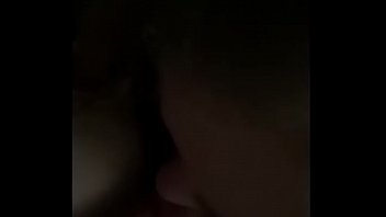 Teen's eyes shut by big cumshot