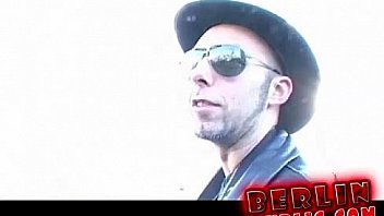 Genuine hardcore public euro pounding