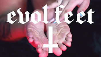 Chubby lesbian brunettes lick feet and tickle