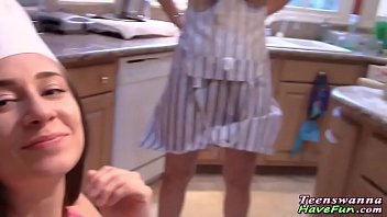 Amateur teen spits cum