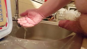 Pissing on my hand again