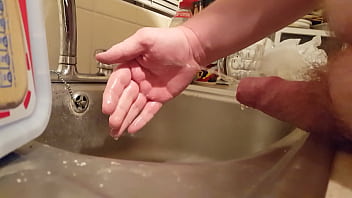 Pissing on my hand again