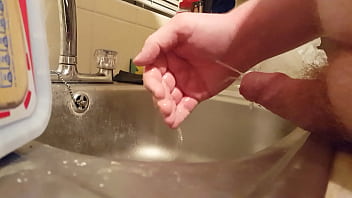 Pissing on my hand again
