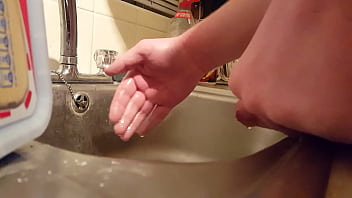 Pissing on my hand again